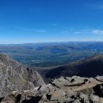 Panorama dalla cima del Ben Nevis (1.345 metri s.l.m.)